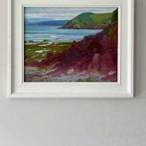 Red Rocks At Manorbier by Dawn Harries 