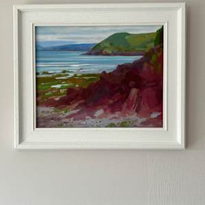 Red Rocks At Manorbier by Dawn Harries 