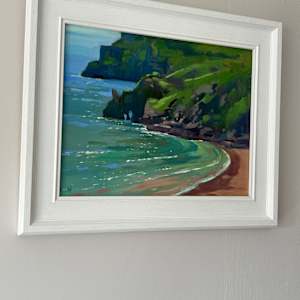 Barafundle Bay Lattice Windows by Dawn Harries 