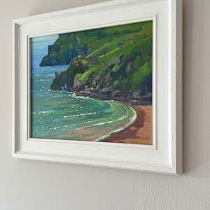 Barafundle Bay Lattice Windows by Dawn Harries 