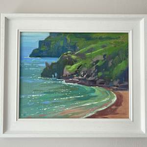 Barafundle Bay Lattice Windows by Dawn Harries 