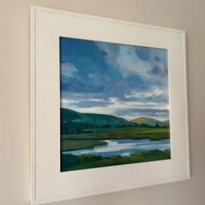 Cool Blues and Brecon Marshland by Dawn Harries 