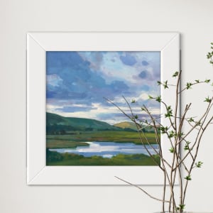 Cool Blues and Brecon Marshland by Dawn Harries 