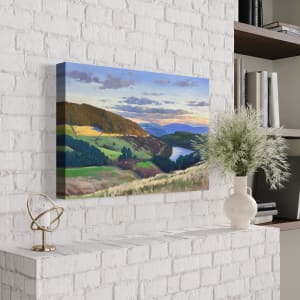 Sunset Over Cantref Reservoir by Dawn Harries 