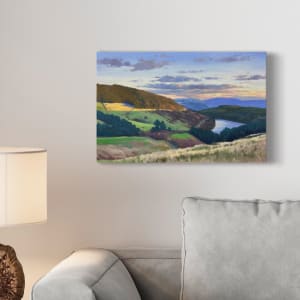 Sunset Over Cantref Reservoir by Dawn Harries 