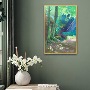 Dreamy Sunlit Grove by Dawn Harries 