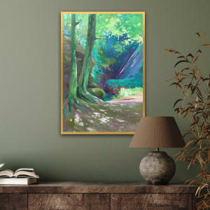 Dreamy Sunlit Grove by Dawn Harries 