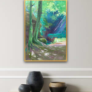 Dreamy Sunlit Grove by Dawn Harries 