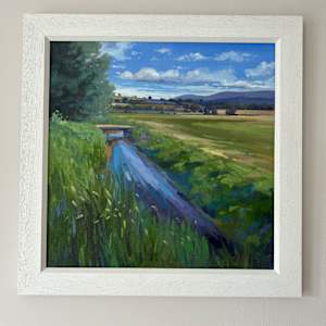 River Llynfi at Llangorse by Dawn Harries 