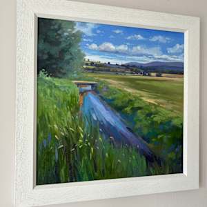 River Llynfi at Llangorse by Dawn Harries 