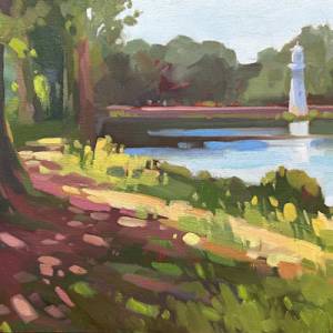 Roath Park Lighthouse by Dawn Harries 