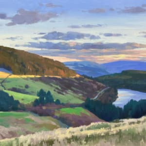 Sunset Over Cantref Reservoir by Dawn Harries  Image: small file