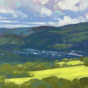 Yellow Field by Dawn Harries 