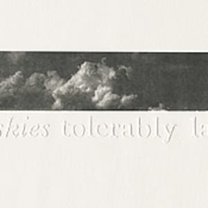 ...of skies tolerably large by Lesley Duxbury