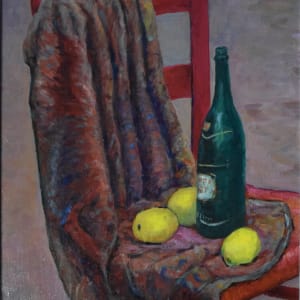 Ginger Ale and Lemons on Red Chair by Tunis Ponsen 