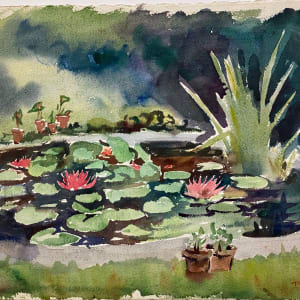 Pond with Lily Pads by Tunis Ponsen 