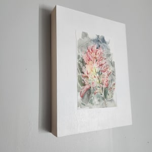 On Fire by Nikki Jacquin  Image: On Fire mounted on 12" x 9" cradleboard.