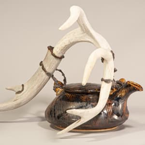 Antler Teapot #13 by Jeffrey Taylor 