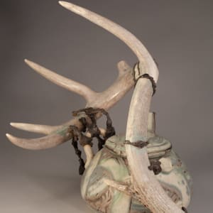 Antler Teapot #10 by Jeffrey Taylor 