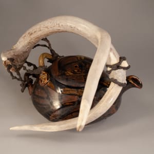 Antler Teapot #11 by Jeffrey Taylor 