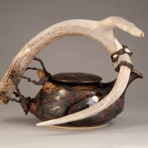 Antler Teapot #11 by Jeffrey Taylor 