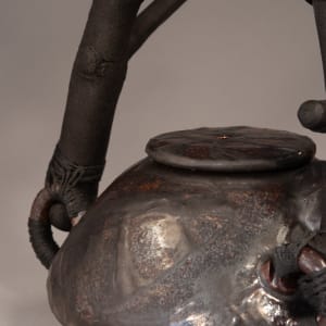Burned Twig Teapot #2 by Jeffrey Taylor 
