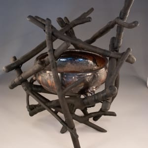 Nest - Twig Bowl #1 by Jeffrey Taylor 