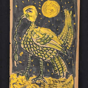 Snake Eating Bird by annekwasner@gmail.com