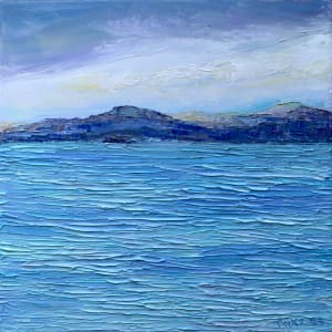 Pukaki Moods #13 / Morgan's Island by Claudia.Du.XZ Art 