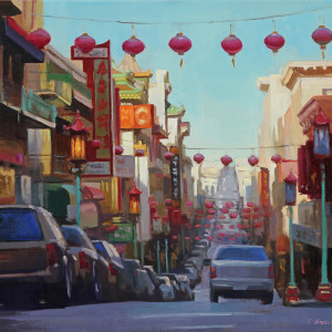 Grant Street Lanterns - Chinatown by Erica Norelius