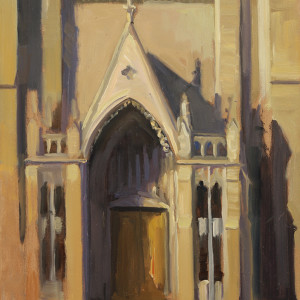 Grace Cathedral, Plein Air by Erica Norelius