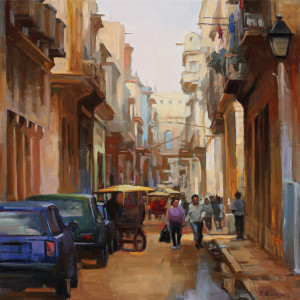 Warm Havana Street by Erica Norelius