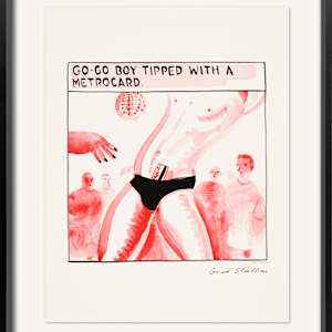 GO-GO BOY TIPPED WITH A METROCARD by Grant Shaffer