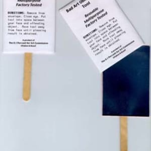 Bad Art Obliteration Tool by Roberta Fallon and Libby Rosof