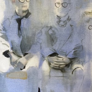 Two Gentlemen on the Subway by Nan Ring