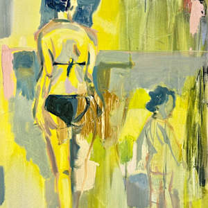 Mother and Child By The Sea by Nan Ring