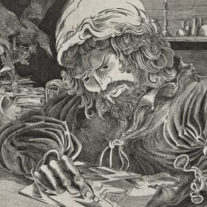 Albrecht Dürer Engraves His Initials, A/P  Image: © Evan Lindquist / Artists Rights Society (ARS), New York
