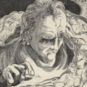 William Blake Engraves the Inferno, 10/35  Image: © Evan Lindquist / Artists Rights Society (ARS), New York