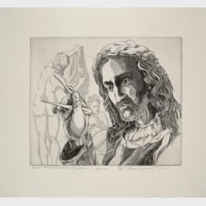 Evan Lindquist Engraves Engravers, curated by Norwood Creech, 2022 by    Evan Lindquist  (1936-2023)  Image: 10. Marcantonio Raimondi Engraves a Raphael, 8/25, Copperplate Engraving, 10 x 12 in (25.4 x 30.48 cm), Evan Lindquist 2017

© Evan Lindquist / Artists Rights Society (ARS), New York. Inventory Number: EVAN30.2022-10

MARCANTONIO RAIMONDI, Italy (c.1480 - 1534) 
RAPHAEL (RAFFAELLO SANTI), Italy (1483 - 1520)

For loan inquiries or further information about the prints, please contact 
Erica Kinias, Ph.D. Program Director, 
Master of Arts in Gallery and Museum Management [MGMM], 
Western Colorado University, 1 Western Way, Gunnison Colorado 81231 
(970) 943-2037, 
www.western.edu/mgmm 

For further information about Evan Lindquist and his copperplate engravings, along with full bio, resources, and images from all editions, please visit EvanLindquist.com
