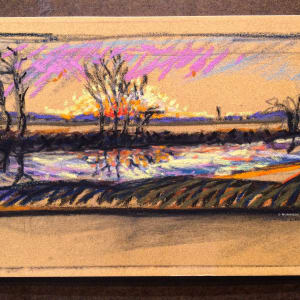 Winter Sunset by Norwood Creech 
