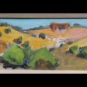 Behind the Opera, Santa Fe, New Mexico, painted on location 