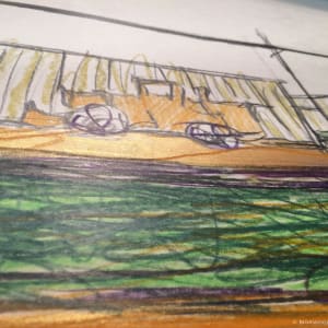 Gin with Gold Gravel - Long Stretch, Dyess, Mississippi County, Arkansas 