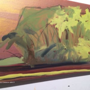 McClellan Indian Mound #GildTheDelta (horizontal), Poinsett County, Arkansas, painted on location 