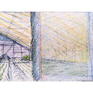 High Tunnel Sketch, Whitton Farms, Mississippi County, Arkansas 