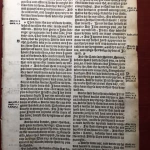 1549 Matthew-Tyndale 2nd Ed Bible Luke 22 vs 39 Mt. of Olives by Bible 