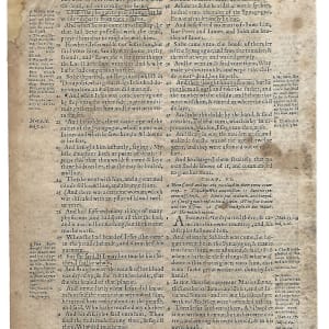 1560 Geneva Bible First Edition Leaf by Bible 