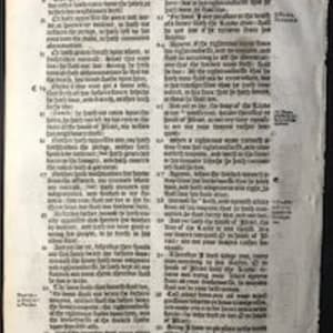 1568 Bishops Bible folio leaf:  Ezechiel by Bible 