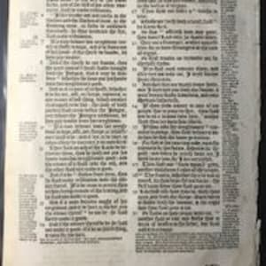 1568 Bishops Bible Folio leaf  Exodus by Bible 
