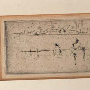 A Sketch of the Embankment by James Abbott McNeill Whistler 
