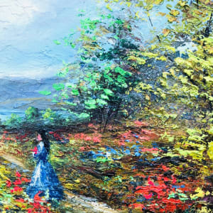 Landscape with Woman by Zaza Meuli 